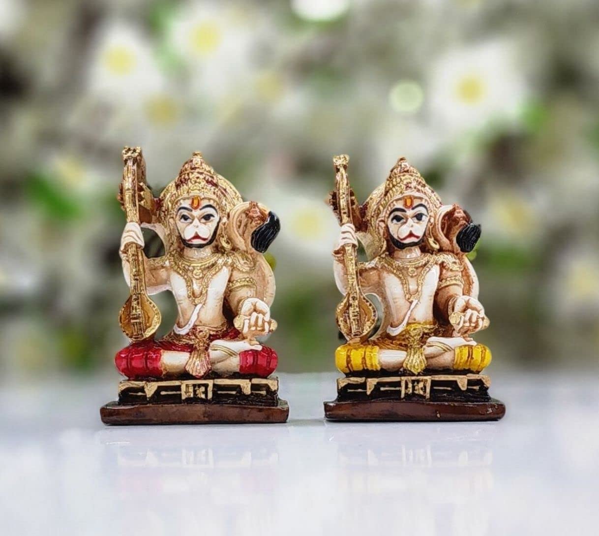 Buy AtoZ India Cart Lord Hanuman Statue in Resin Small Hanuman ji