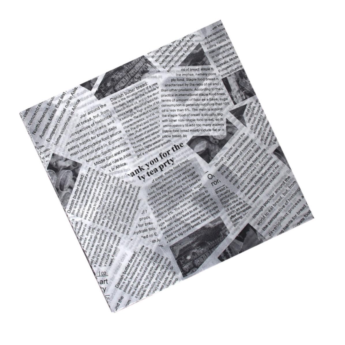 Operitacx Papel para Hornear Blanco de 500 Piezas, Resistente al Aceite y Envoltura para Alimentos, Adecuado para Sandwiches y Frituras en Casa