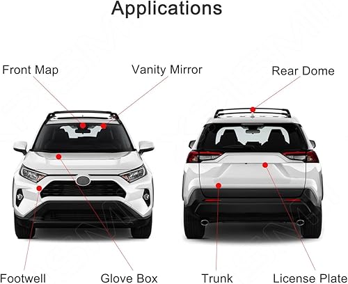 Miniatura 3 de Paquete de 15 piezas de luz interior LED Durango blanca de 6000 K, repuesto para Dodge Durango 2011 2012 2013 2014 2015 2016 2017 2018 2019 2020