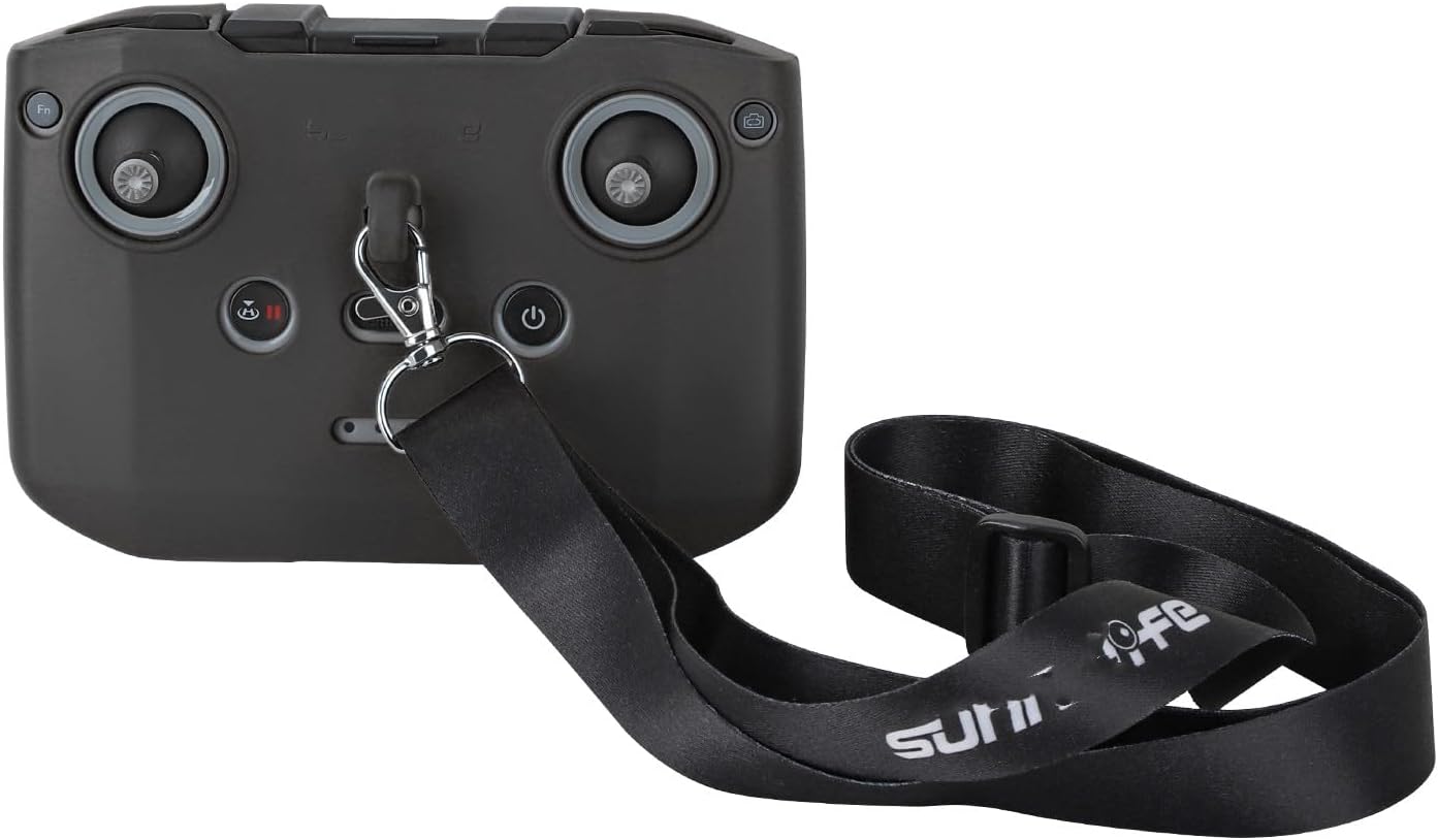 Silicone Protective Cover Sleeve for DJI NEO/for Mini4Pro Remote Controller for RC-N3/2/1 Scratch-Resistant Shockproof Protective Case Drop-Proof and Dust-Proof Case Accessories (Black)