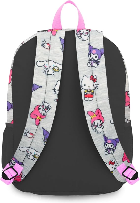 Hello Kitty Backpack and Lunch Box Set - Bundle of 16