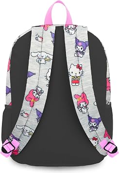 Hello Kitty Backpack and Lunch Box Set - Bundle of 16