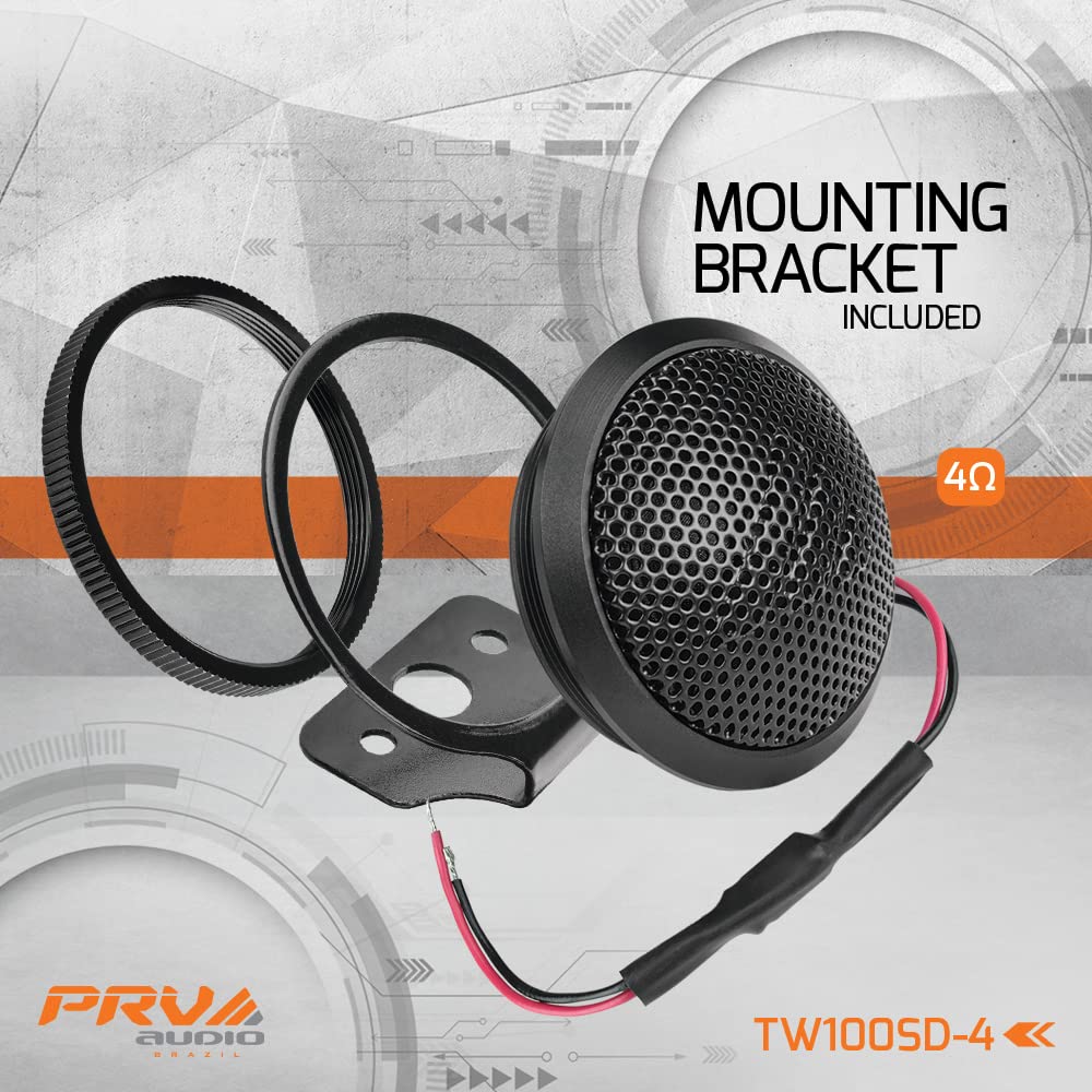 Amazon.co.jp: PRV AUDIO TW100SD-4 ソフトドームツイーターペア 28mm