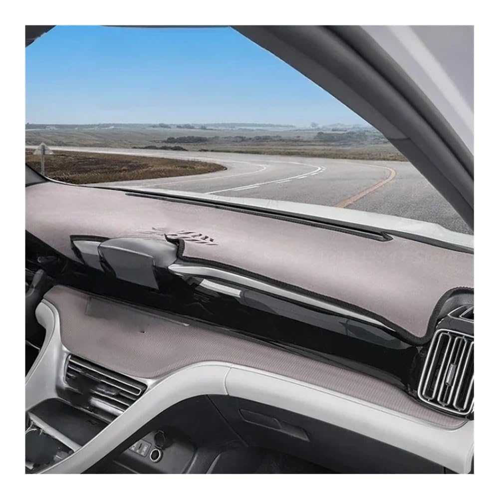 Housse Tableau Bord Voiture pour BYD pour Song Pro pour DMI 2020-2024 | Pour BYD Pour SONG PRO Pour DMI 2020-2024 Tableau Bord Voiture Tapis Sombre Rabat Fourrure Console Centrale Pad