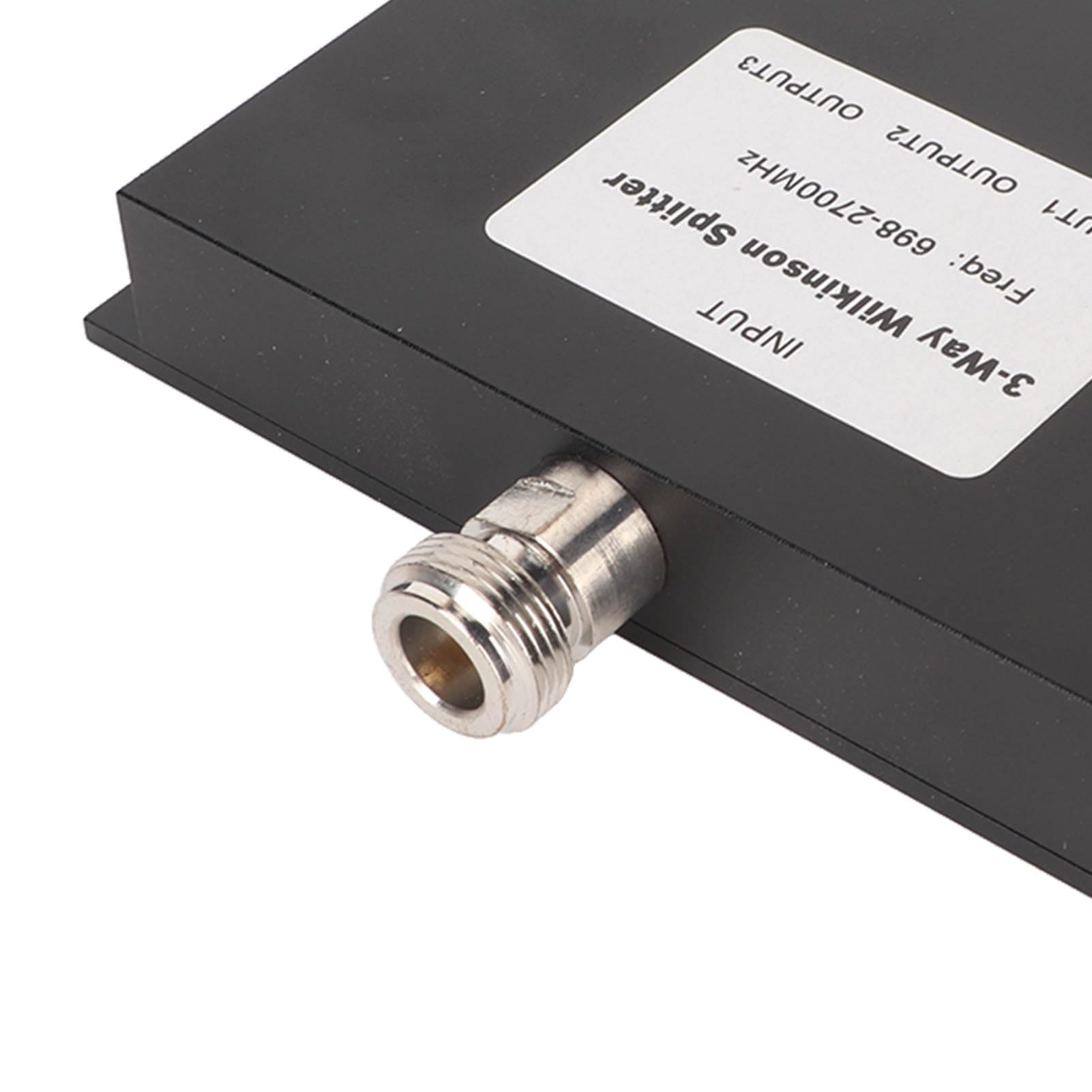 Divisore di Segnale TV a 3 Vie, Divisore di Potenza 698-2700 MHz | Sdoppiatore di potenza a 3 vie, connettori N femmina, 50 W, lega di alluminio, per amplificatore di segnale cellulare