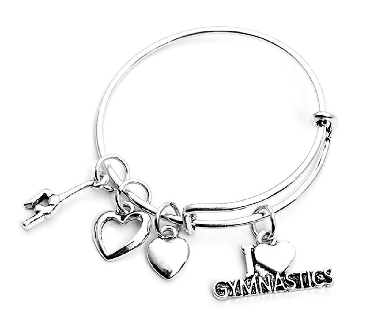 Infinity Collection Gymnastics Bangle Bracelet- Gymnastics Bracelet- Gymnastics Jewelry -Gift For Gymnast