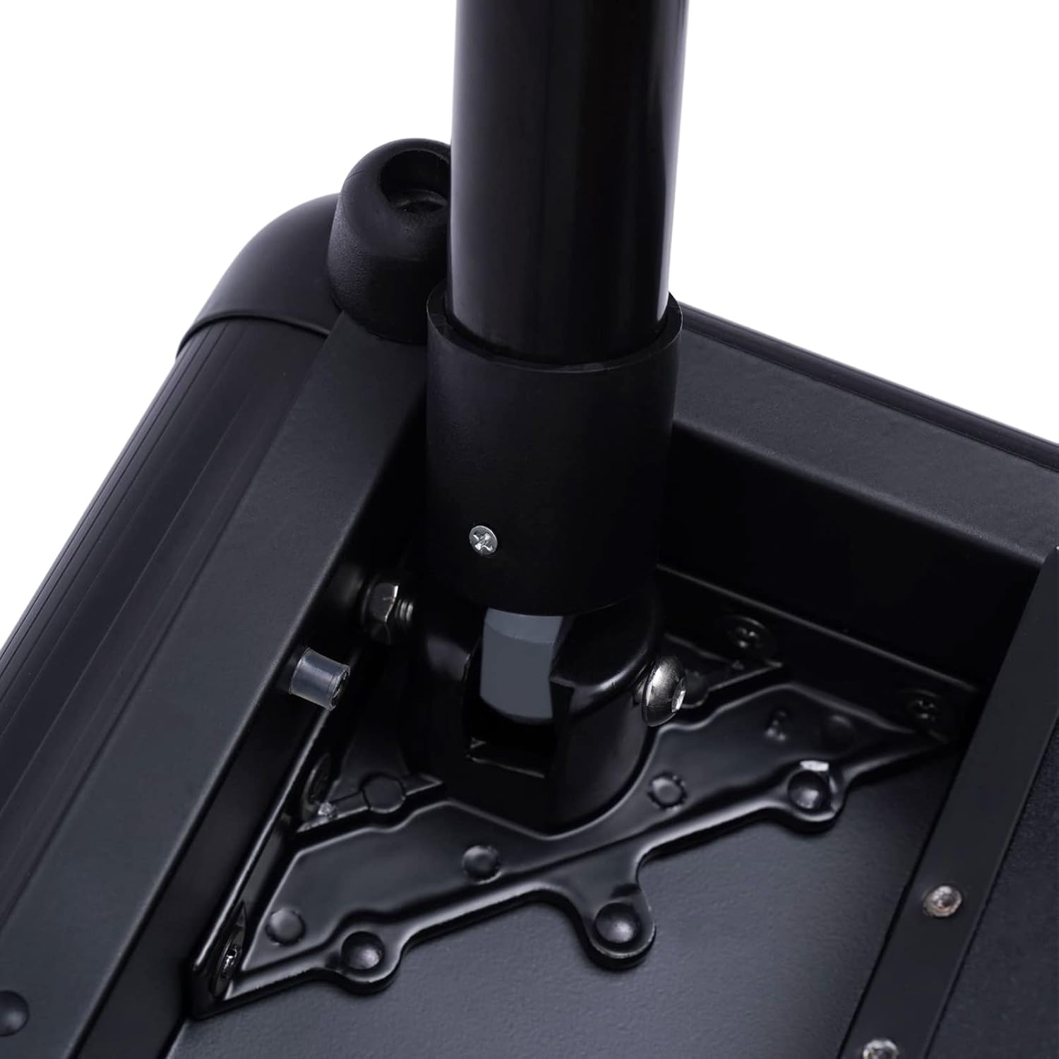 Rolling Makeup Case Makeup Case 8 Led Lights, Professional Cosmetic Travel Case Vanity Organizer Rolling Makeup Train Case Box, With Mirror (Pink) (Black)