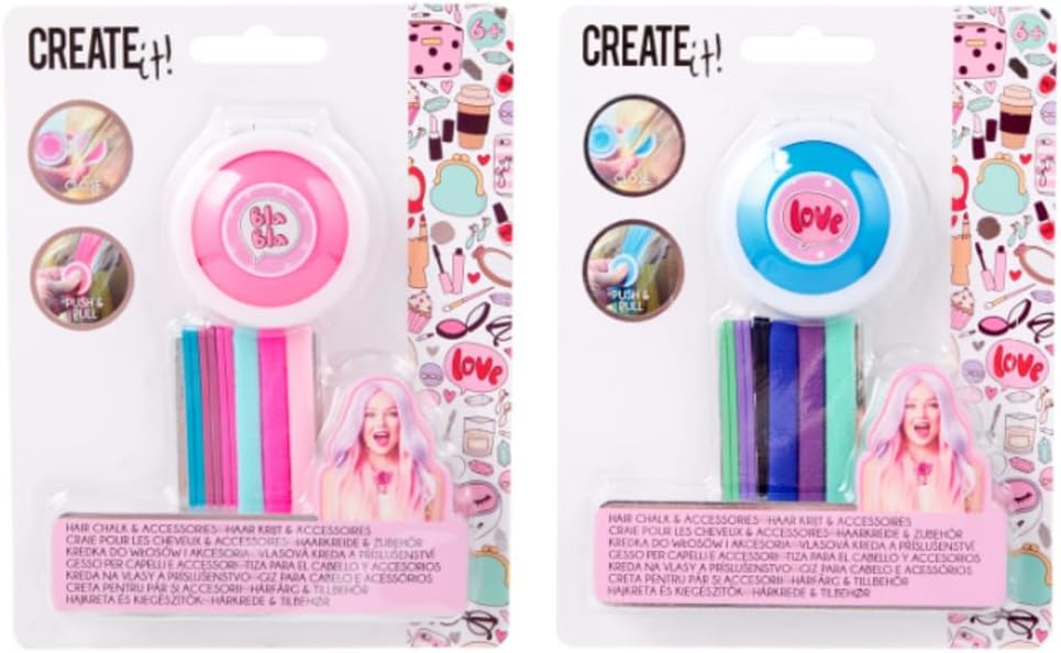 Create İt! Saç Tasarım Seti - Pembe