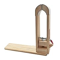 Vista 10 de Poni de costura de cuero, mesa de madera escritorio pony caballo abrazadera para bricolaje cuero