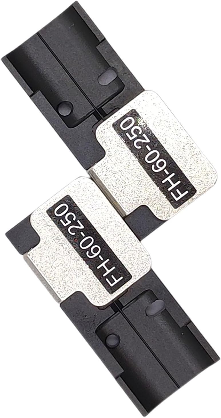 (1 Pair) FH-60-250 Fiber Holder Sheath Clamps Fixlure Chucking Jigs for Fujikura Single Core Fusion Splicer FSM-60S FSM-80S FSM-22S
