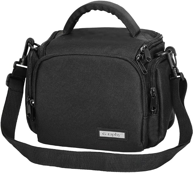 BAIGIO Camera Shoulder Bag Canvas Camera Case Messenger Bag for SLR DLSR Camera and Accessories