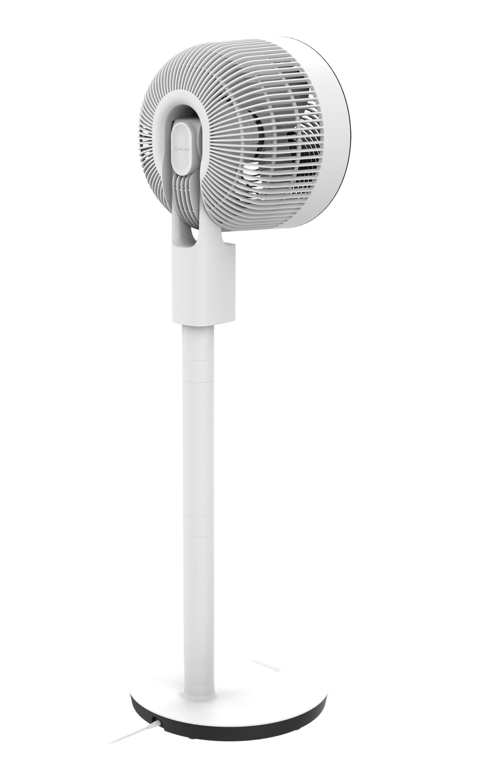 MeacoFan Sefte® - Ventilatore da terra regolabile in altezza con flusso d'aria potente, raffreddamento a telecomando ultra silenzioso, modalità notturna, timer di silenzio