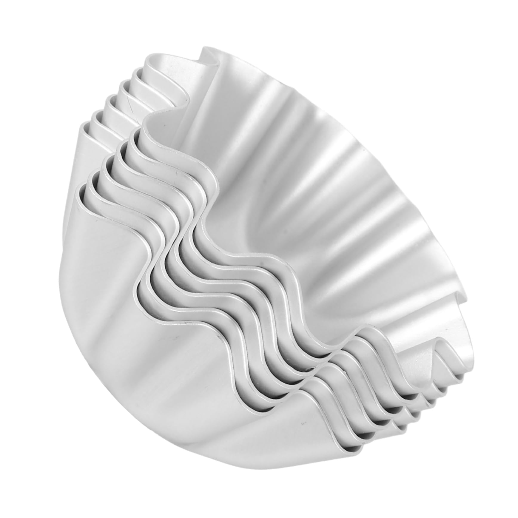 Cabilock 6Pcs Egg Tart Non Stick Tart Pans for Baking Kitchen Gadget Design for Desserts and Sweet Treats