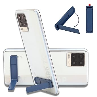 MMAK MAK Phone Kickstand, Vertical and Horizontal Stand, Adjustable Angle, Compatible with iPhone & Android, Blue