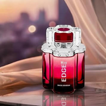 Swiss Arabian Miss EDGE - Luxury Products From Dubai - Long Lasting, Addictive Personal EDP Spray Fragrance - Seductive Signature Aroma - 3.4 Oz
