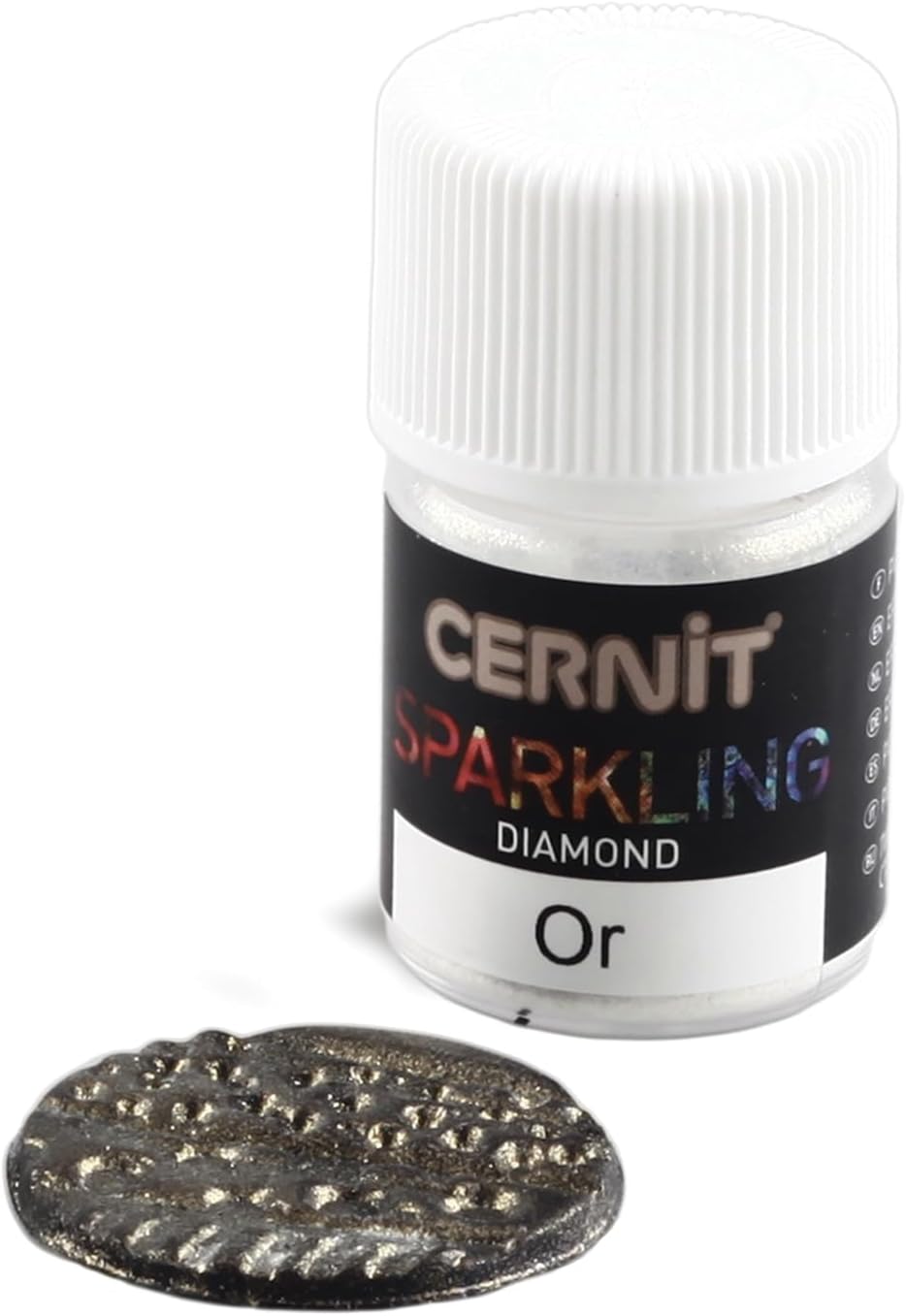 CERNIT CEM-45450 Cernit Sparkling Diamond Effect Powder Gold 160-45450