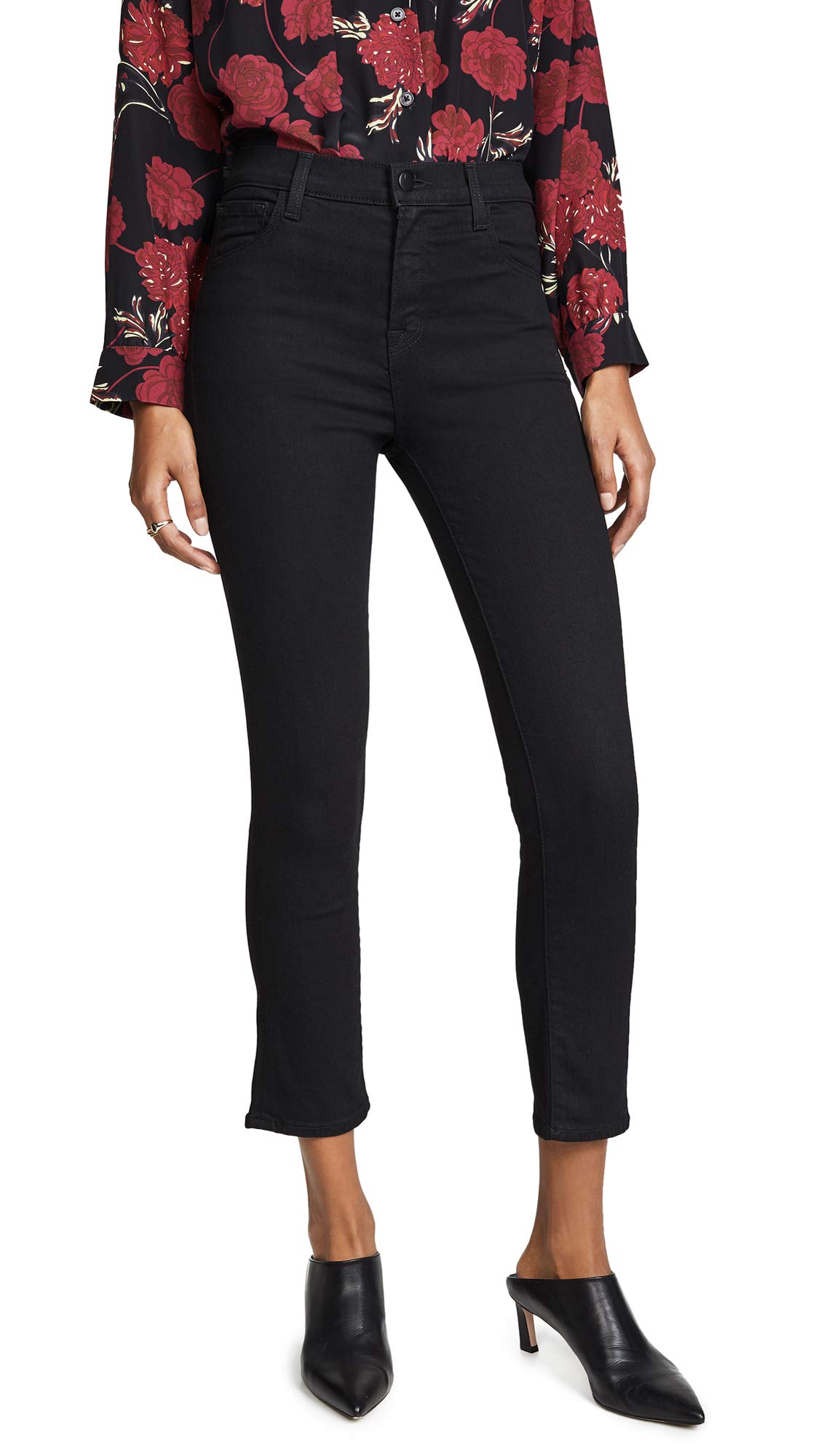 Ruby High Rise Crop Cigarette Jeans 