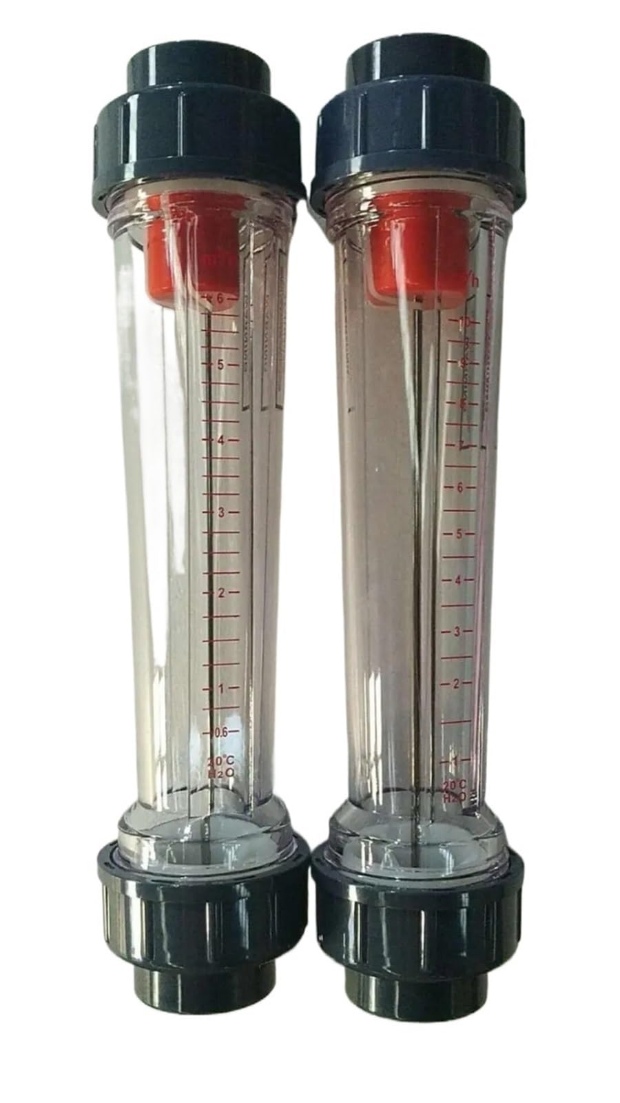 1 Uds LZS-40 medidor de flujo rotámetro de agua indicador contador Sensor lector 600-6000/1000-10000L/H 380mm de longitud(1-10M3H)