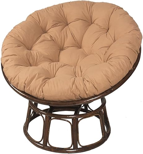 Miniatura 9 de Cojín para silla al aire libre, reemplazo del cojín del columpio de jardín, cojín colgante para silla de hamaca de huevo, cojín de asiento cómodo