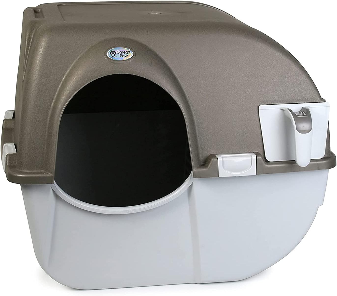Roll 'n Clean Self Cleaning Litter Box Regular Size Generation 5, Grey (NRA15-V5.0) for Cats up to 12 lbs