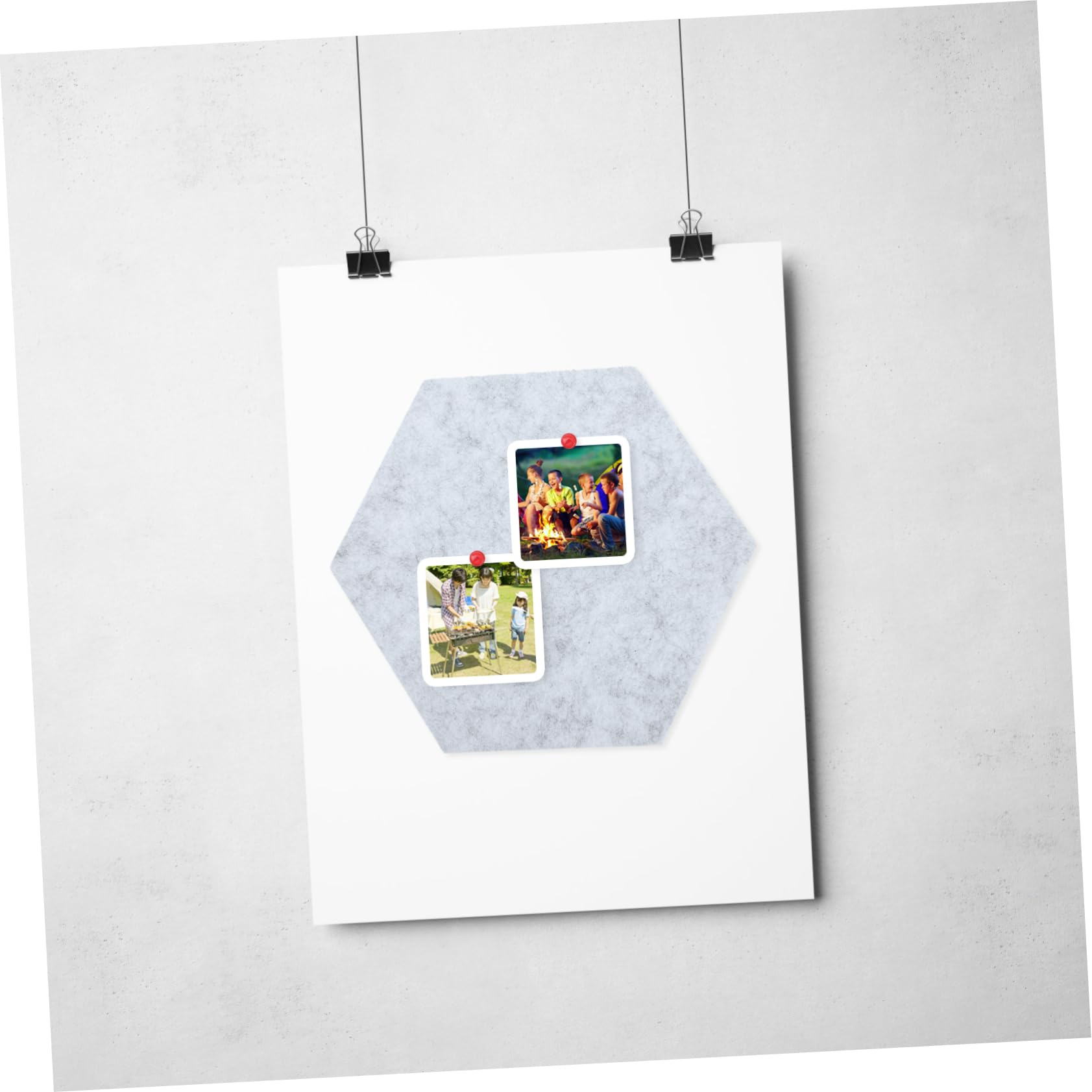 Tofficu 1set Pannelli Acustici Esagonali Feltro Tappetini Isolanti Colorati Per Decorazioni Murali e Lavagne Di Messaggi Per Aule Camere Da Letto e Ambienti Interni Misura Media Lato