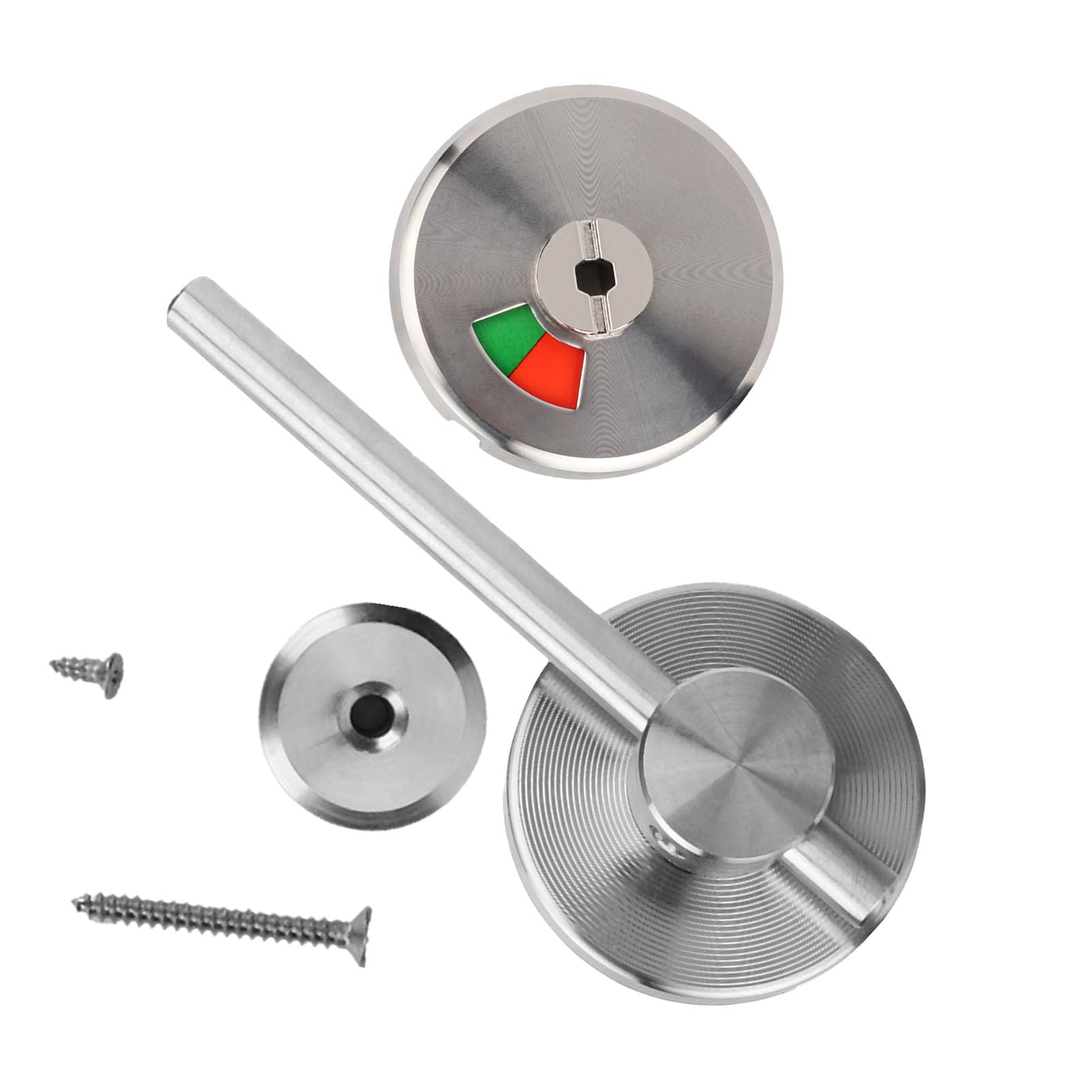Duokon Green And Red Latch Indicating Privacy Lock, Vacant Engaged Indicator For Bathroom Wc Public Restroom Toilet Partition Door