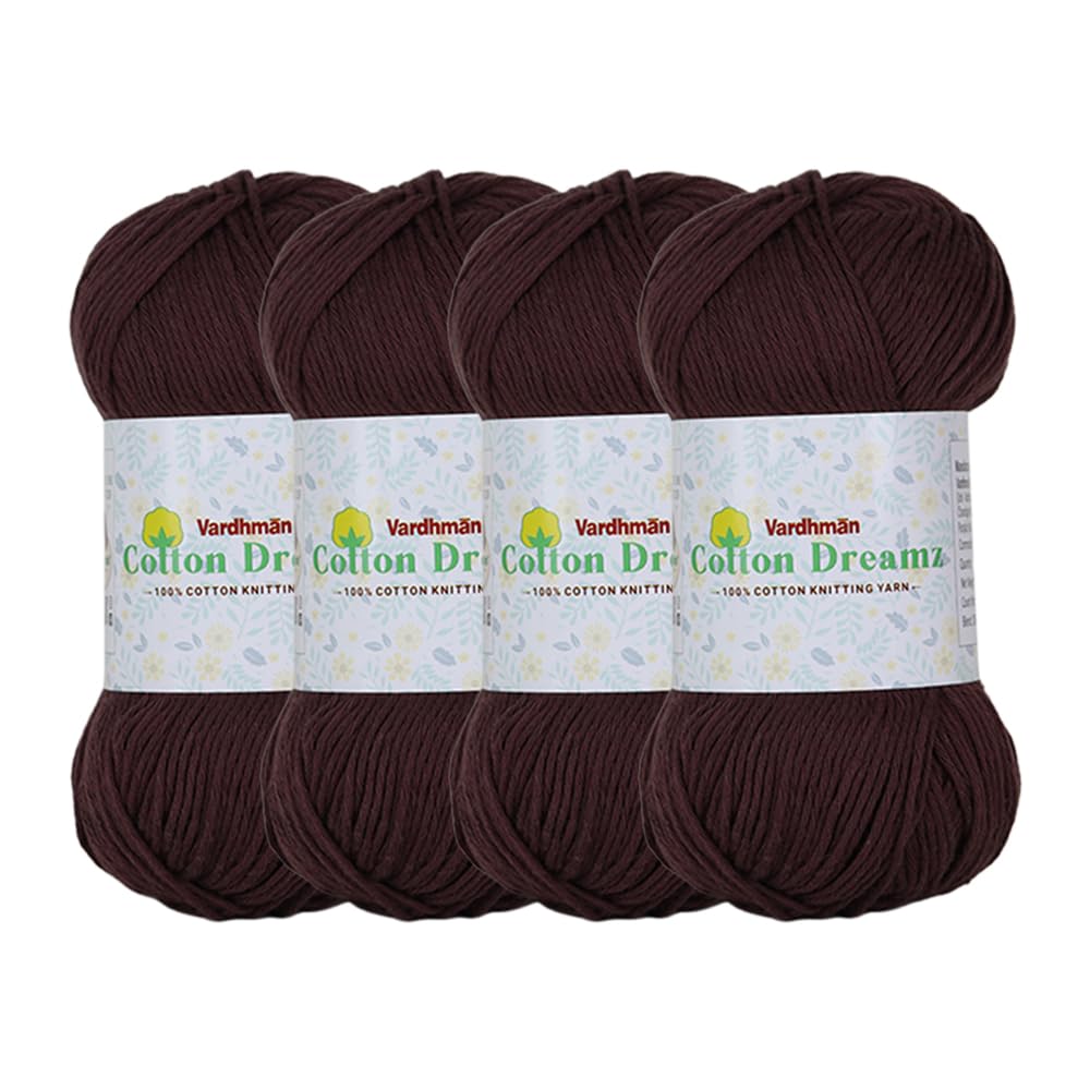 Vardhman Cotton Dreamz Yarn - 100g Pack -12
