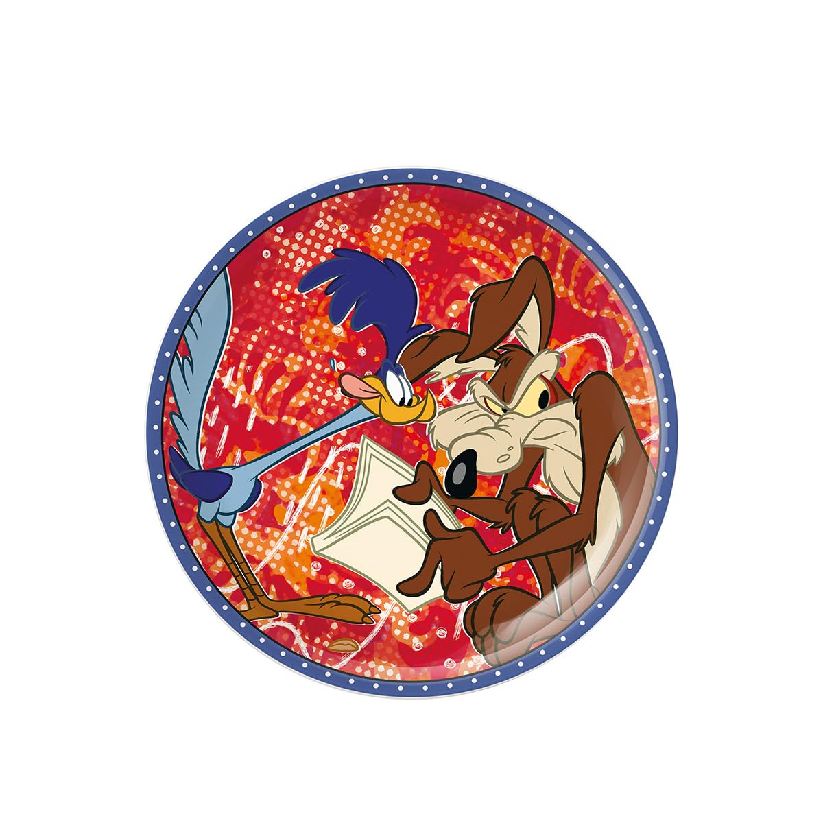 Egan Willy The Coyote and Beep Beep Dessert Plate D.19