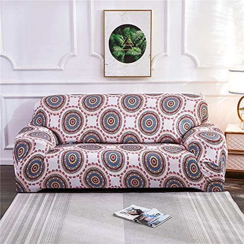 Youjoy Funda de Sofá Elástica Estampada - 1/2/3/4 Plazas Funda para Sofá Chaise Longue en Forma de L Necesita Comprar 2 Piezas