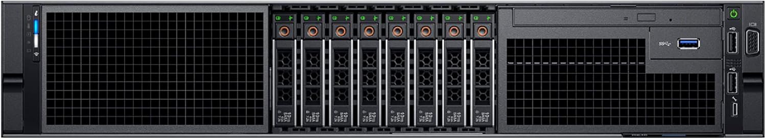 TechMikeNY Server 4X Gold 6150 2.70Ghz 72-Core 64GB RAM Startup Host PowerEdge R840 (Renewed)