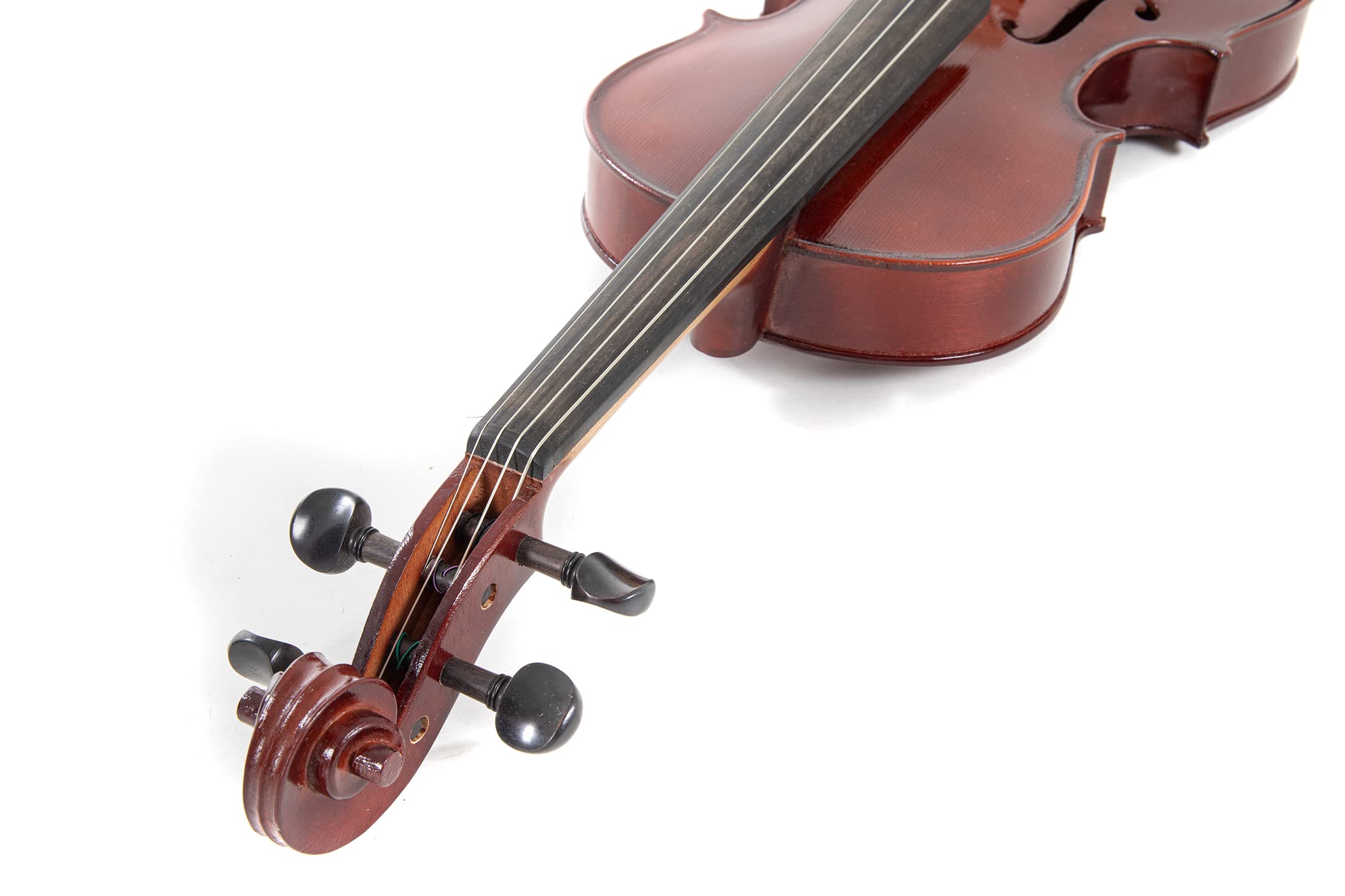 PURE GEWA Set viola EW Set in ebano - Viola 40,8 cm, Set pronto per suonare incl. custodia, arco, colofonia, mentoniera, cordiera con regolatori di precisione
