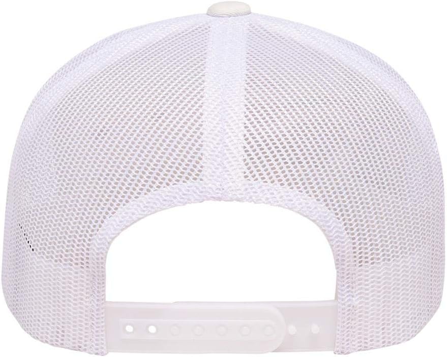 Custom Trucker Hat. YP 6606 Embroidered Your Own Logo Curved Bill Snapback