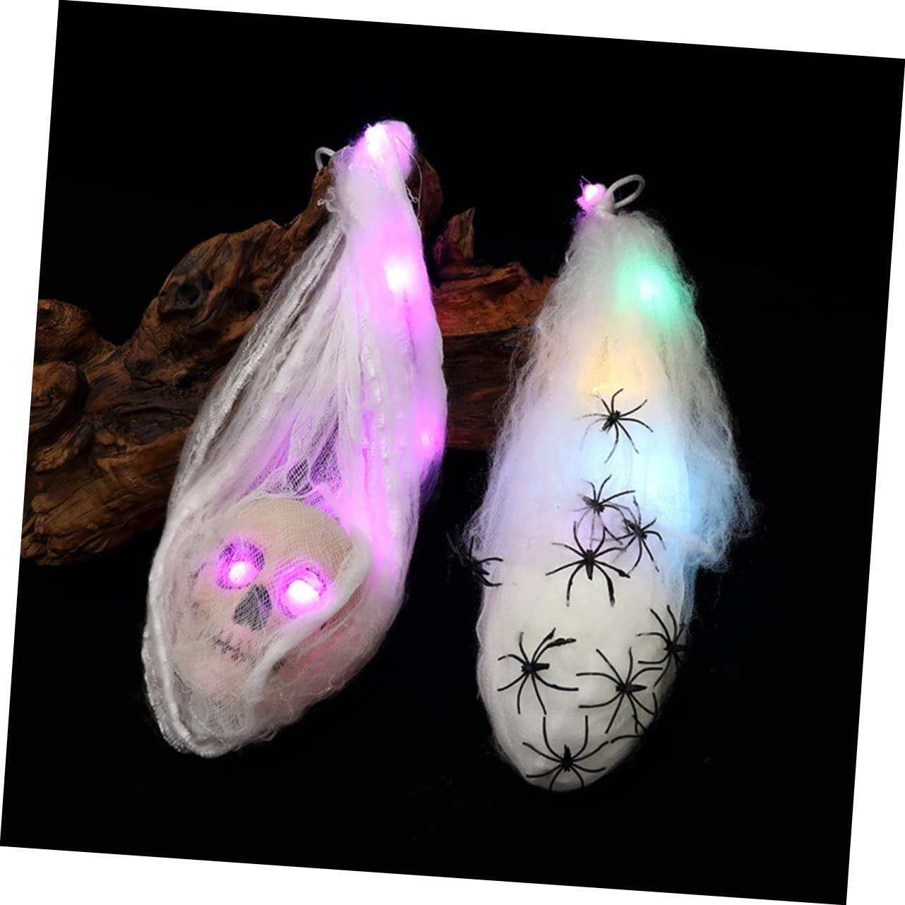 Garneck 4 Pezzi Fantasma Appeso Di Halloween Halloween Fantasma Scheletro Strisciante Decorazione Fantasmi All'aperto Arredamento Garza Branchia Casa Decorazione Stoffa