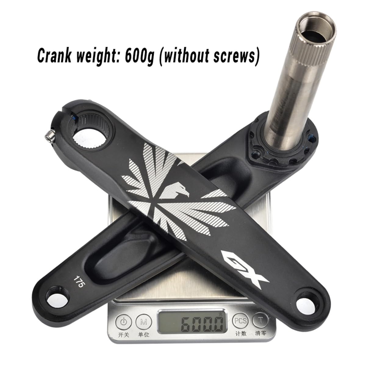 175 millimetri Mountain Bike sinistra / destra pedivella braccio cavo integrato MTB pedivella set