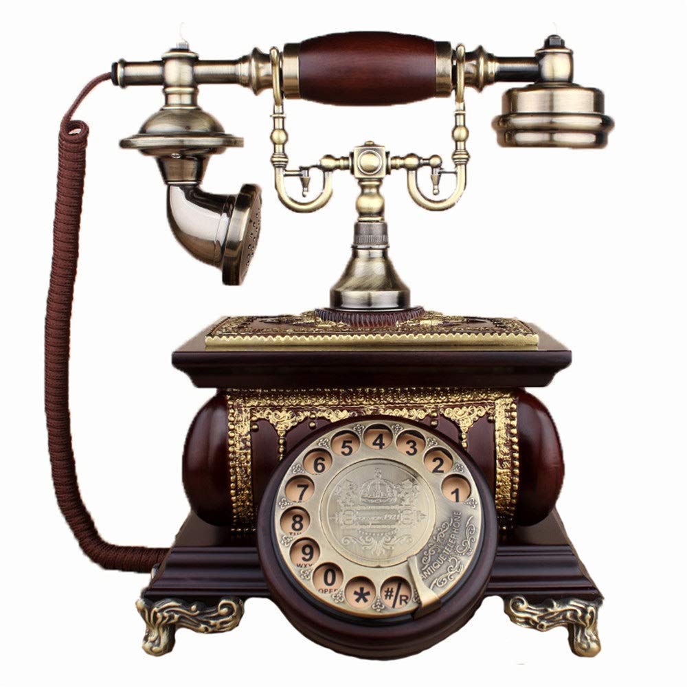 Telefon Stacjonarny Do Domu, Telefon Przewodowy Do Domu I Wystroju Wnętrz, Europejski Telefon Antyczny, Telefony Z Tarczą Obrotową, Telefon Stacjonarny Retro, Telefo