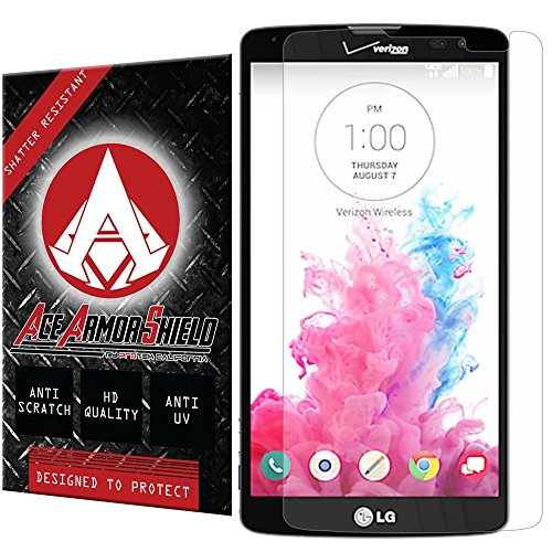 Ace Armor Shield Shatter Resistant Screen Protector for the LG G Vista G-Vista / Military Grade / High Definition / Maximum Screen Coverage / Supreme Touch Sensitivity /Dry or Wet Easy Installation with free lifetime replacement warranty