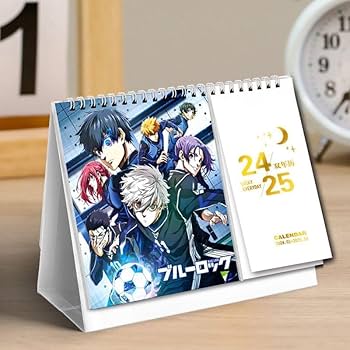 Amazon.co.jp: ブルーロック 2024-2025 1冊2年 卓上カレンダー