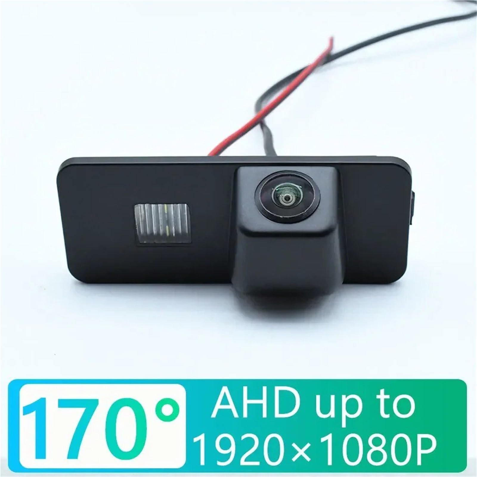 Cámara Visión Trasera para VW para Golf MK6 MK7 para Passat CC 2008~2020 AHD 1920x1080P Vista Trasera De Coche Soporte Cámara Respaldo Luz Matrícula(AI Obstacle Warning)