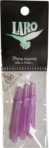 Miniatura 23 de Cañas de dardo de carbono – Bloqueadas y silenciosas (giratorias) – 9 tamaños – para dardos de punta suave y punta de acero – Ligeras, duraderas