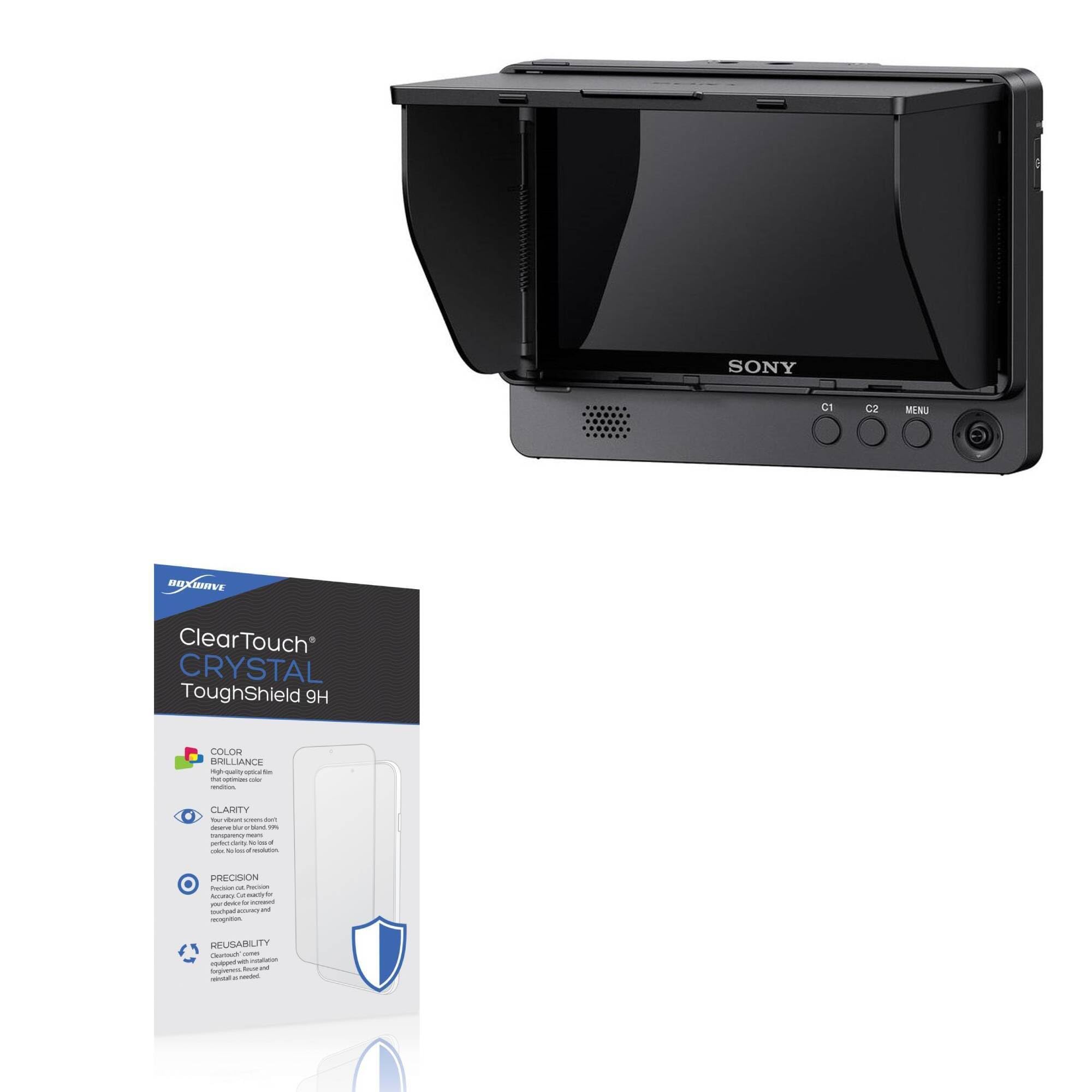 BoxWave Screen Protector Compatible with Sony CLM-FHD - ClearTouch Crystal ToughShield 9H (2-Pack), Clear 9H Tough Flexible Film Screen Protector