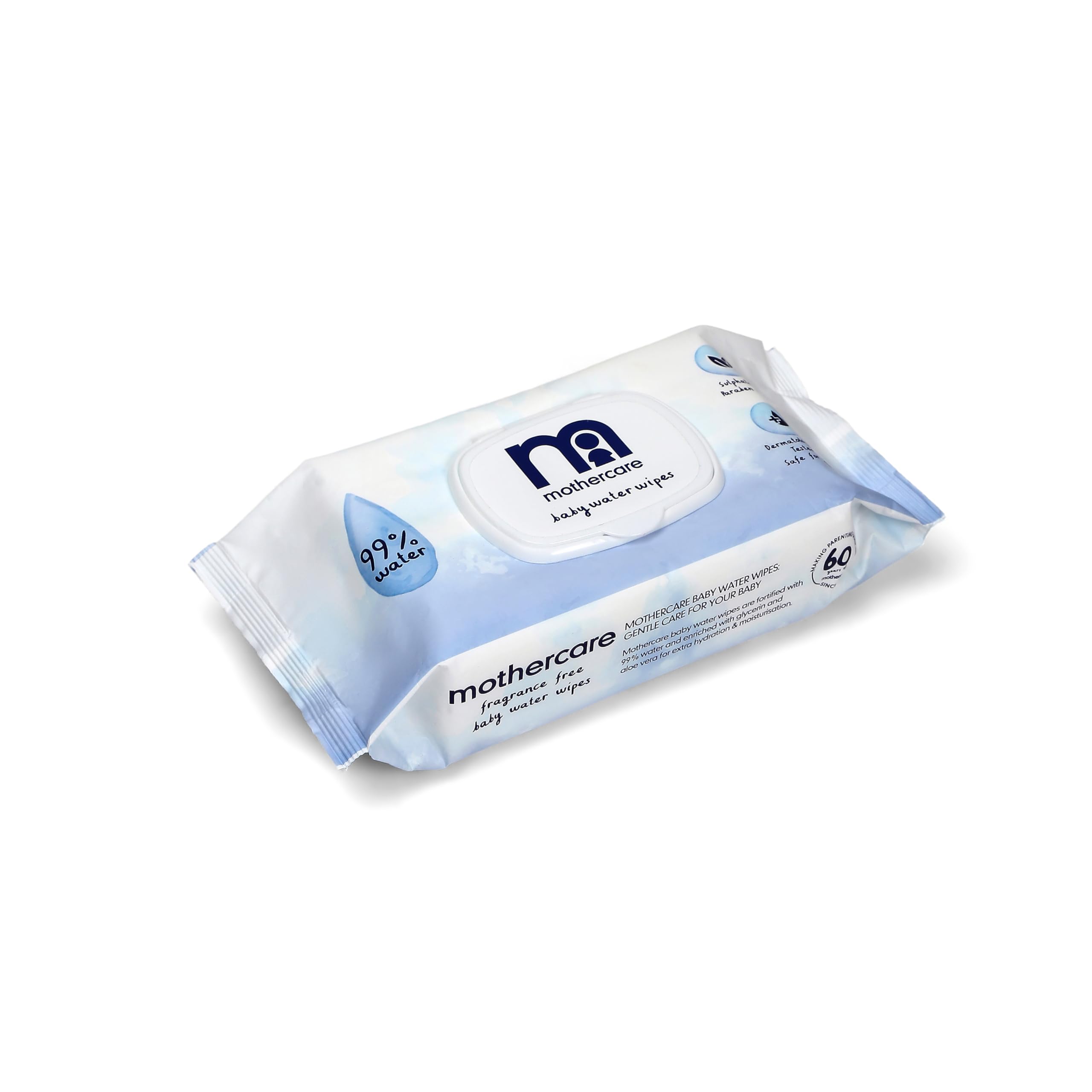 Mothercare 80-Piece Water Wipes Non-Fragrance - Pack of 1-picture-24
