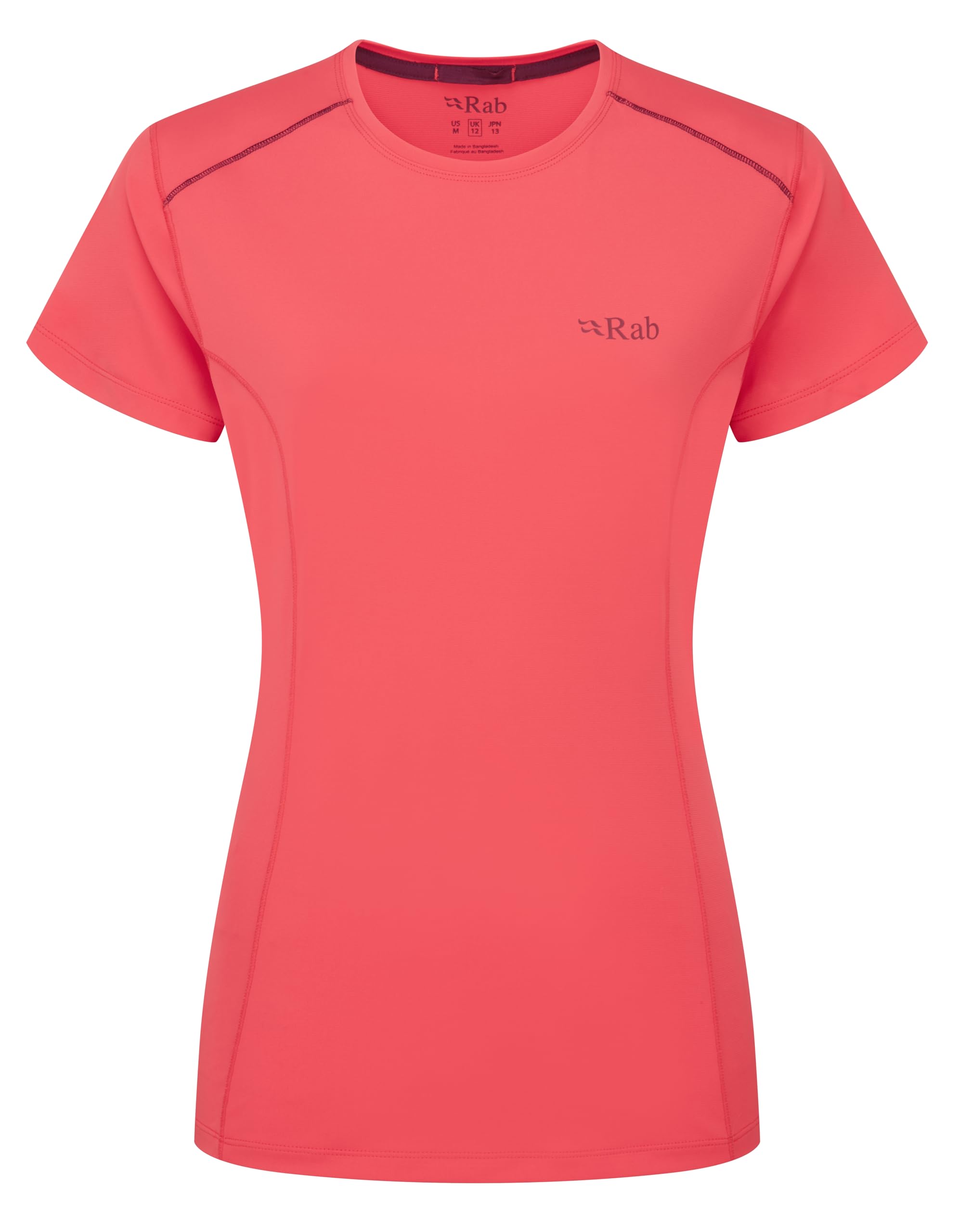 Rab Women's Hibiscus Force Tee - Lightweight T-Shirt For Trekking, Climbing, & Trail Running - 12