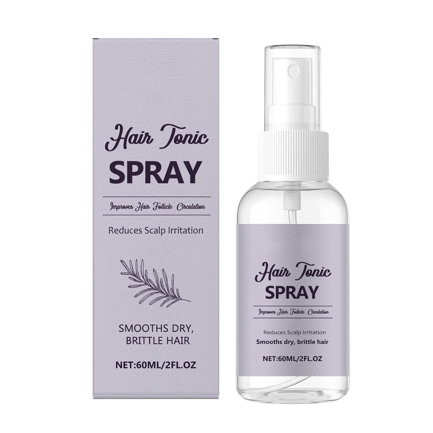 ARANYA Hair Tonic Spray with Tocopherol, Ginger Root Oil and Rosemary Oil, Reduces Scalp Irritation, Smooths Dry Brittle Hair, 60ML/2FL.OZ