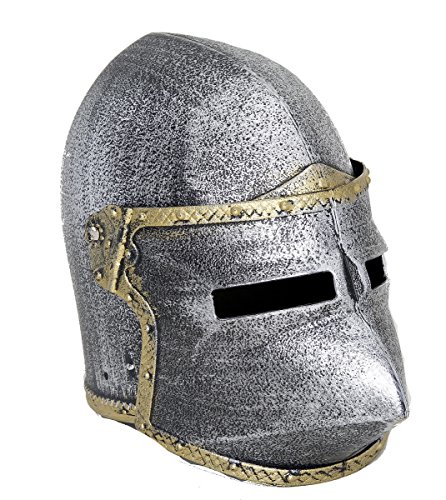 Kid's Plastic Medieval Knight Helmet w/Flip Up Mask - //coolthings.us