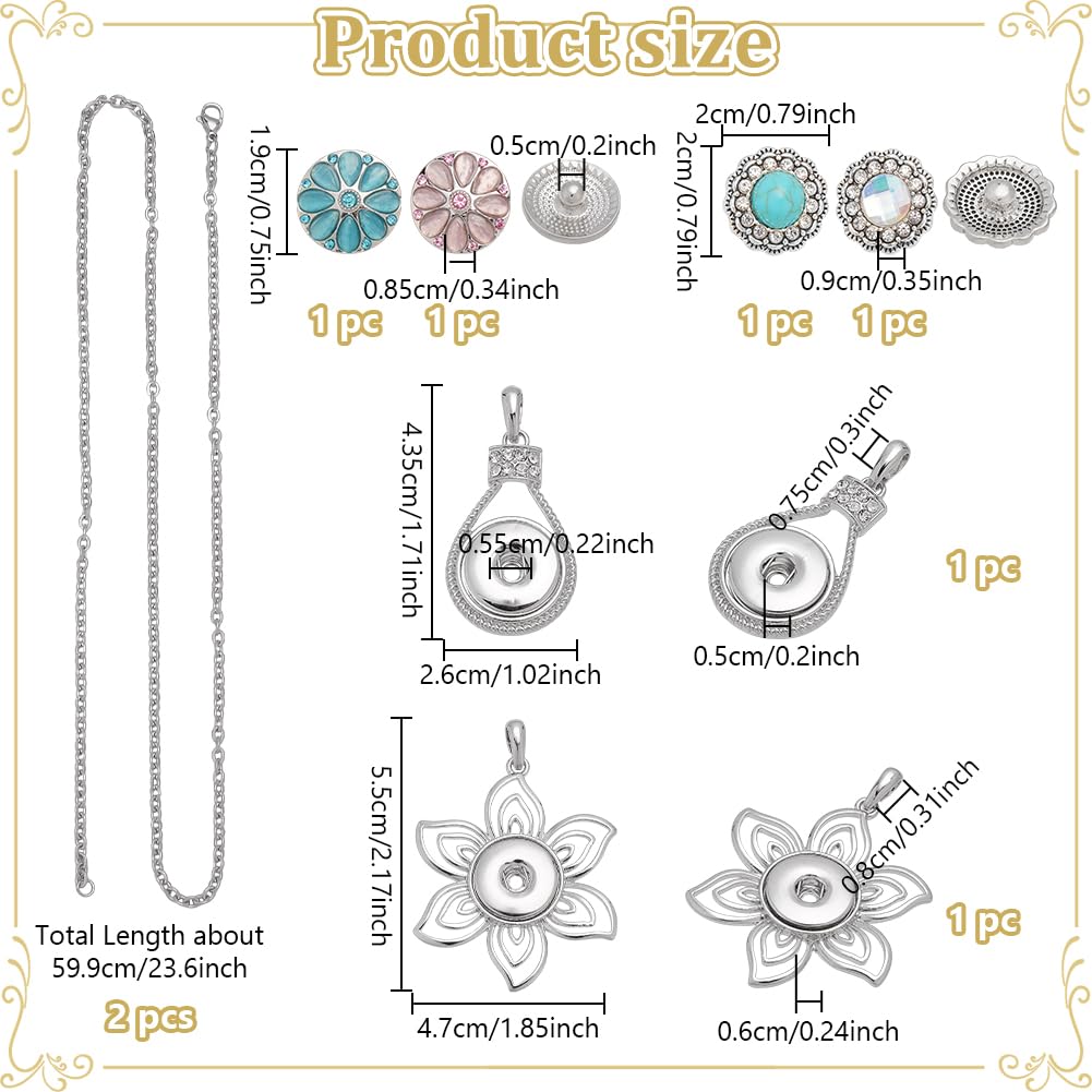 Amazon.com: NBEADS Snap Beads Necklace Making Kits
