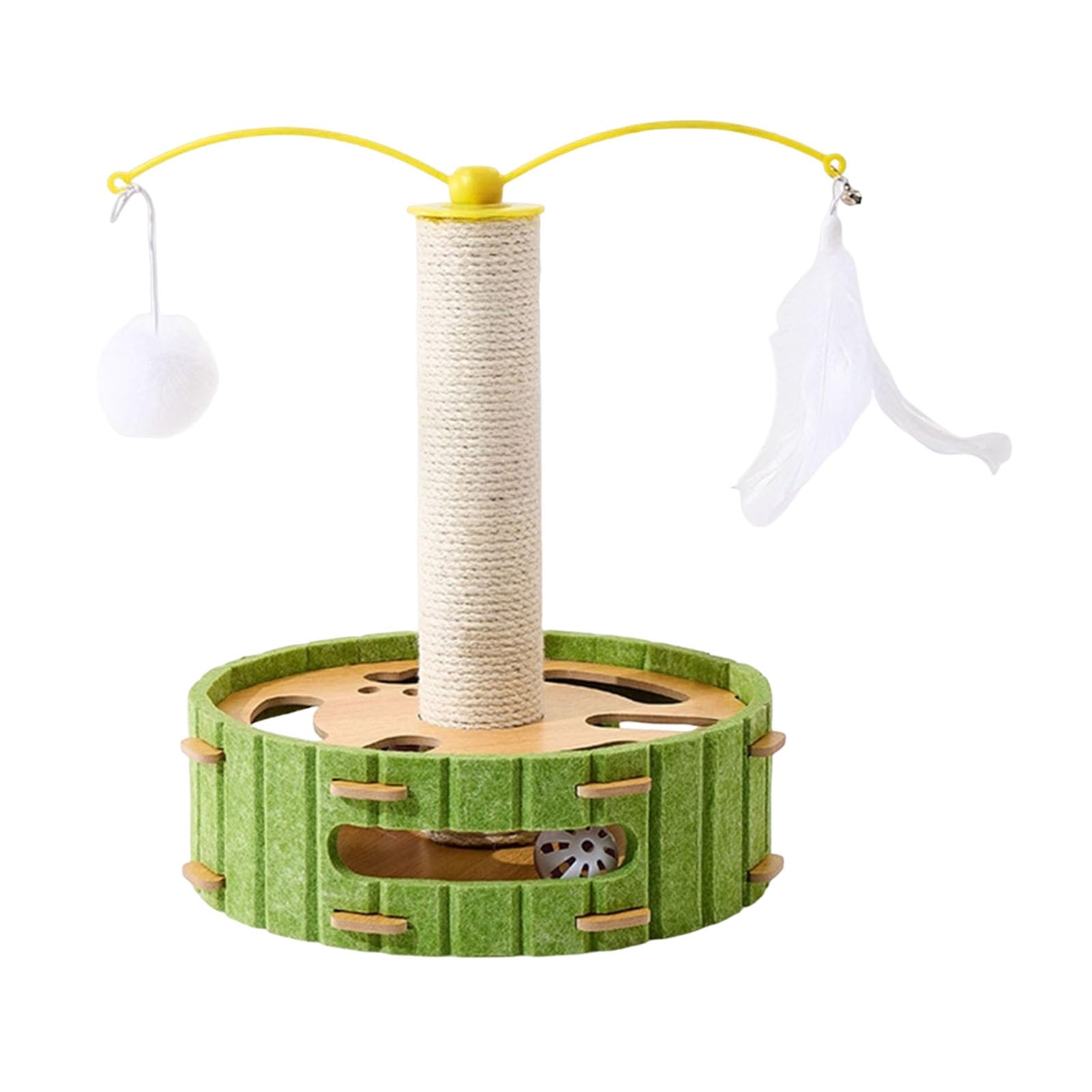Jouet puzzle pour chat contre l'ennui avec clochette sonore