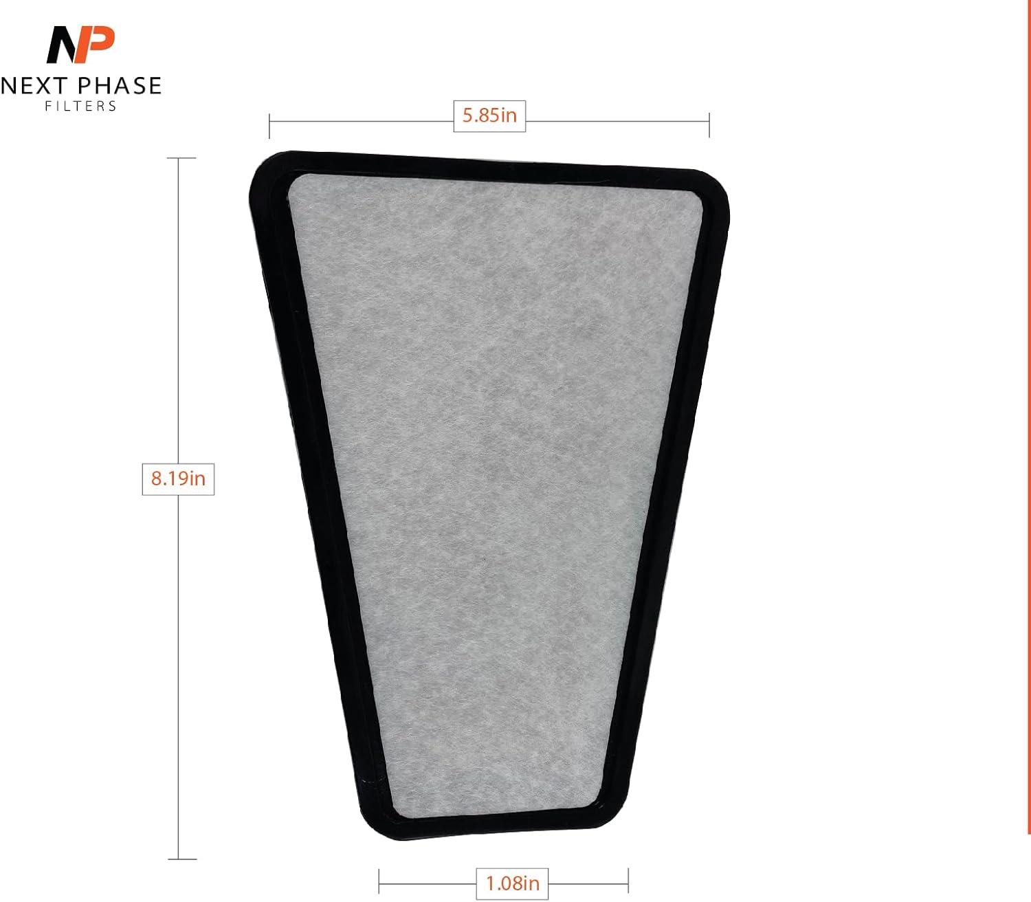 Cabin Filter - Pack of 1 - Compatible with Case Wheel & New Holland Tractors - Cabin Air Filter Replacement - Replaces O.E. 84577445, 84587832; Wix WP10372 - Climate Control System Accessories