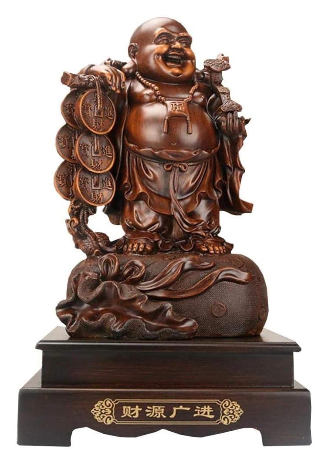 Shedie C Feng Shui Ornaments Laughing Buddha Bless Prosperity And Wealth Figurines(C)