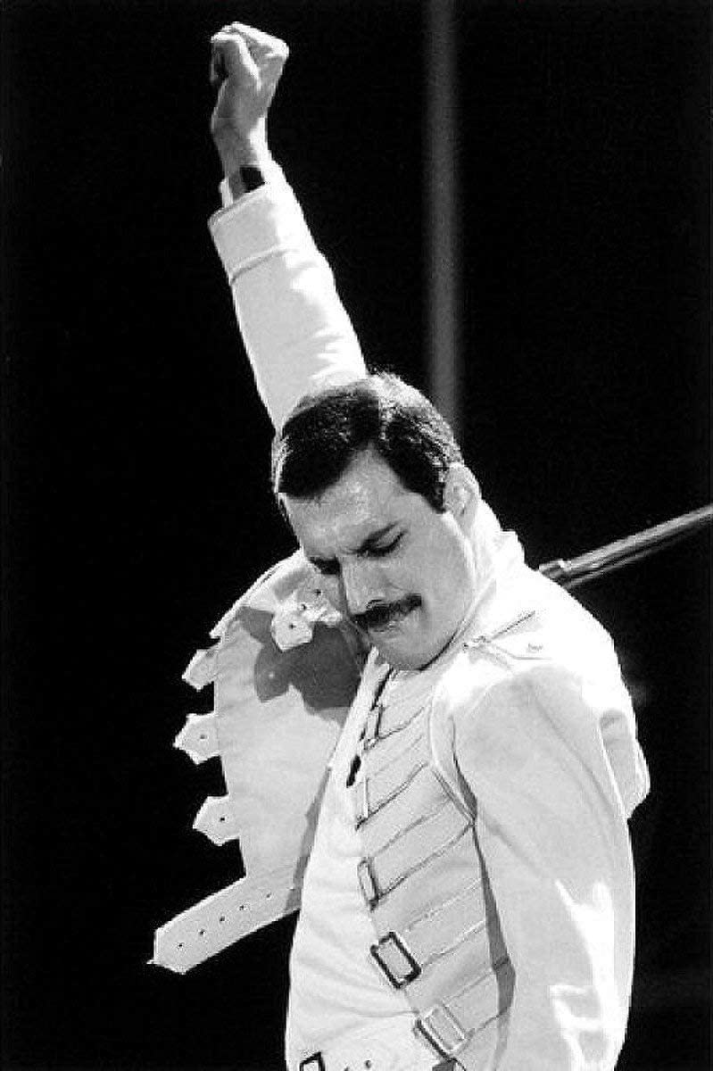 Multicolor Freddie Mercury Queen Iconic Singer Wall Art Photo Picture Music Print Poster A4