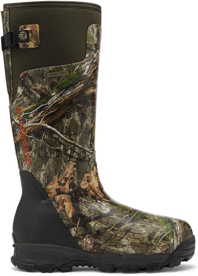 LaCrosse Alphaburly Pro 18" 1000G Insulated Rubber Boots for Men - Waterproof Hunting & Camo Boots with Slip-Resistant Outsole - Burly Pro Outsole - EVA Midsole
